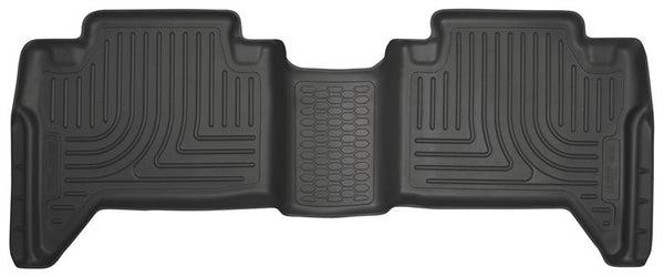 WeatherBeater 2nd Row Black Floor Liners Crew Cab — 2016 Toyota Tacoma