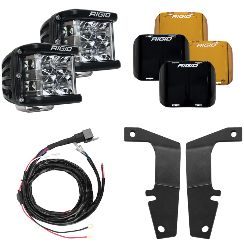 A-Pillar Light Kit w/D-SS Flood — 10-20 Toyota 4Runner