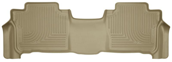 Lexus LX570 / 13-16 WeatherBeater 2nd Row Tan Floor Liners — 13-16 Toyota Land Cruiser