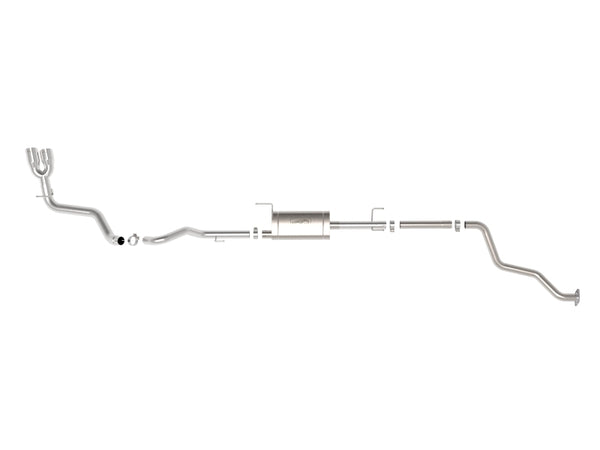 L4 2.4L Vulcan Series 2.5-3in 304 SS Steel Cat-Back Exhaust w/Polished — 2024 Toyota Tacoma