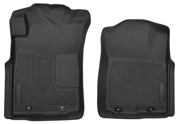 Pickup(Crew Ext Std Cab) X-Act Contour Black Front Floor Liners — 05-11 Toyota Tacoma