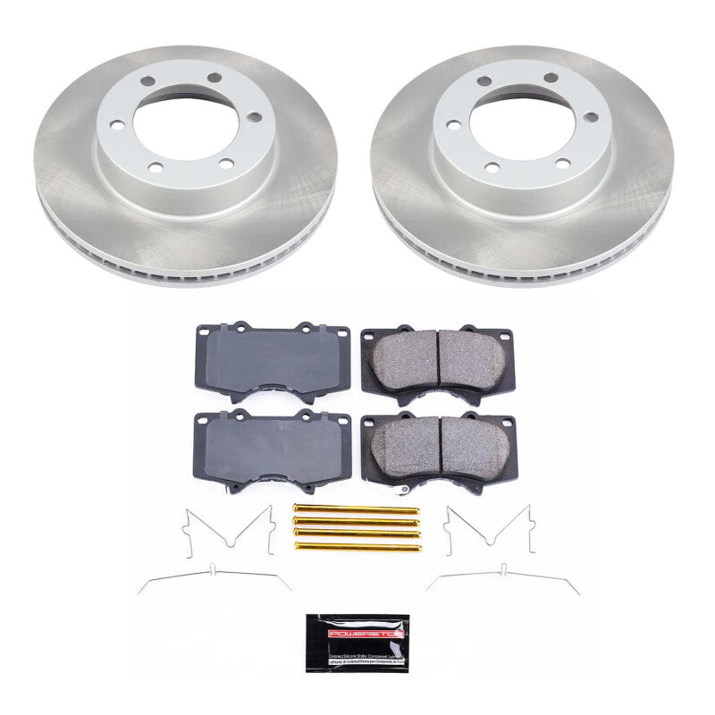 Semi-Coated Rotor Kit Front — 00-06 Toyota Tundra