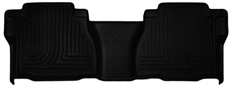 Ext Cab WeatherBeater Black 2nd Seat Floor Liners Crew Cab — 07-13 Toyota Tundra