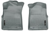 Crew/Extended/Standard Cab WeatherBeater Front Grey Floor Liners — 05-15 Toyota Tacoma