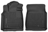 Pickup(Crew Ext Std Cab) X-Act Contour Black Front Floor Liners — 07-11 Toyota Tundra