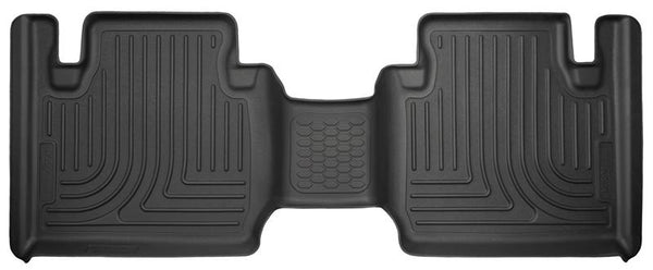 WeatherBeater Second Row Black Floor Liners Extended Cab — 12-15 Toyota Tacoma