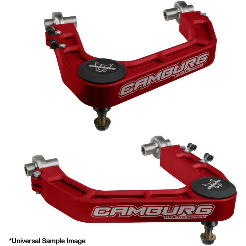 KINETIK V2 Billet Uniball Upper Arms (Red) — 05-23 Toyota Tacoma