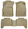 WeatherBeater Combo Tan Floor Liners — 05-13 Toyota Tacoma