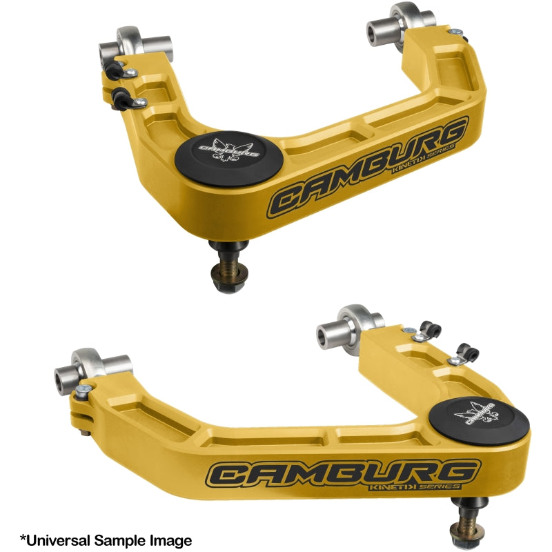 2WD/4WD KINETIK V2 Performance Billet Uniball Upper Arms (Gold) — 22-23 Toyota Tundra