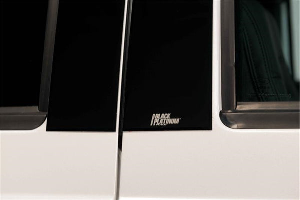 CrewMax & Double Cab (4pcs) Black Platinum Pillar Posts Classic — 07-17 Toyota Tundra