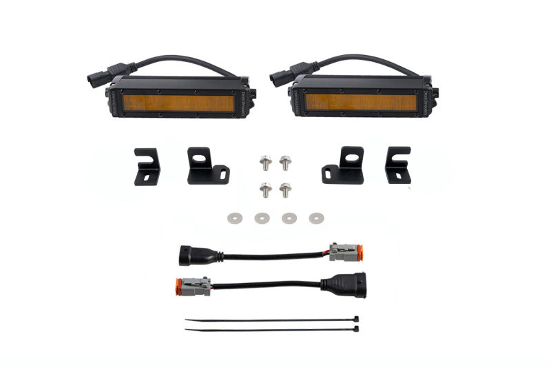 SS6 LED Fog Light Kit - Amber Wide — 2024+ Toyota Tacoma