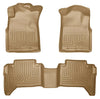 WeatherBeater Combo Tan Floor Liners — 05-13 Toyota Tacoma