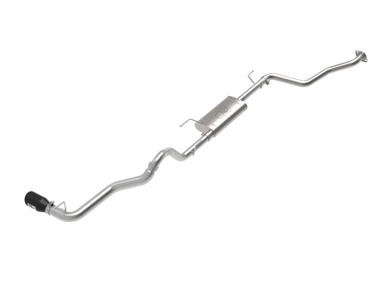 L4 2.4L Apollo Series 2.5-3in 409 SS Steel Cat-Back Exhaust w/Black Tips — 2024 Toyota Tacoma