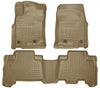 WeatherBeater Tan Front & 2nd Seat Floor Liners — 2013 Toyota 4Runner