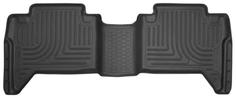 WeatherBeater 2nd Row Black Floor Liners Crew Cab — 2016 Toyota Tacoma